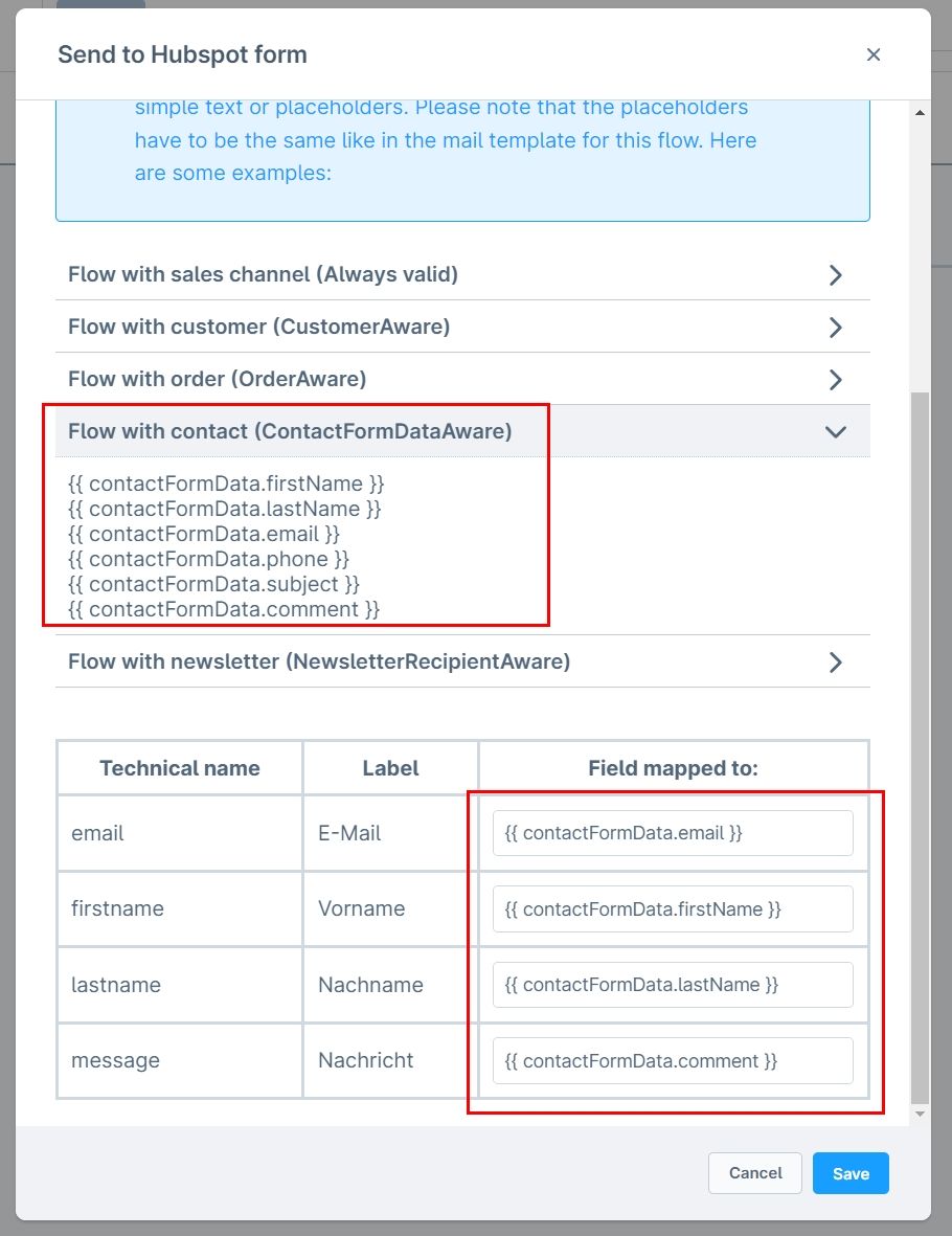 Hubspot Forms Integration Shopware Plugin Dokumentation